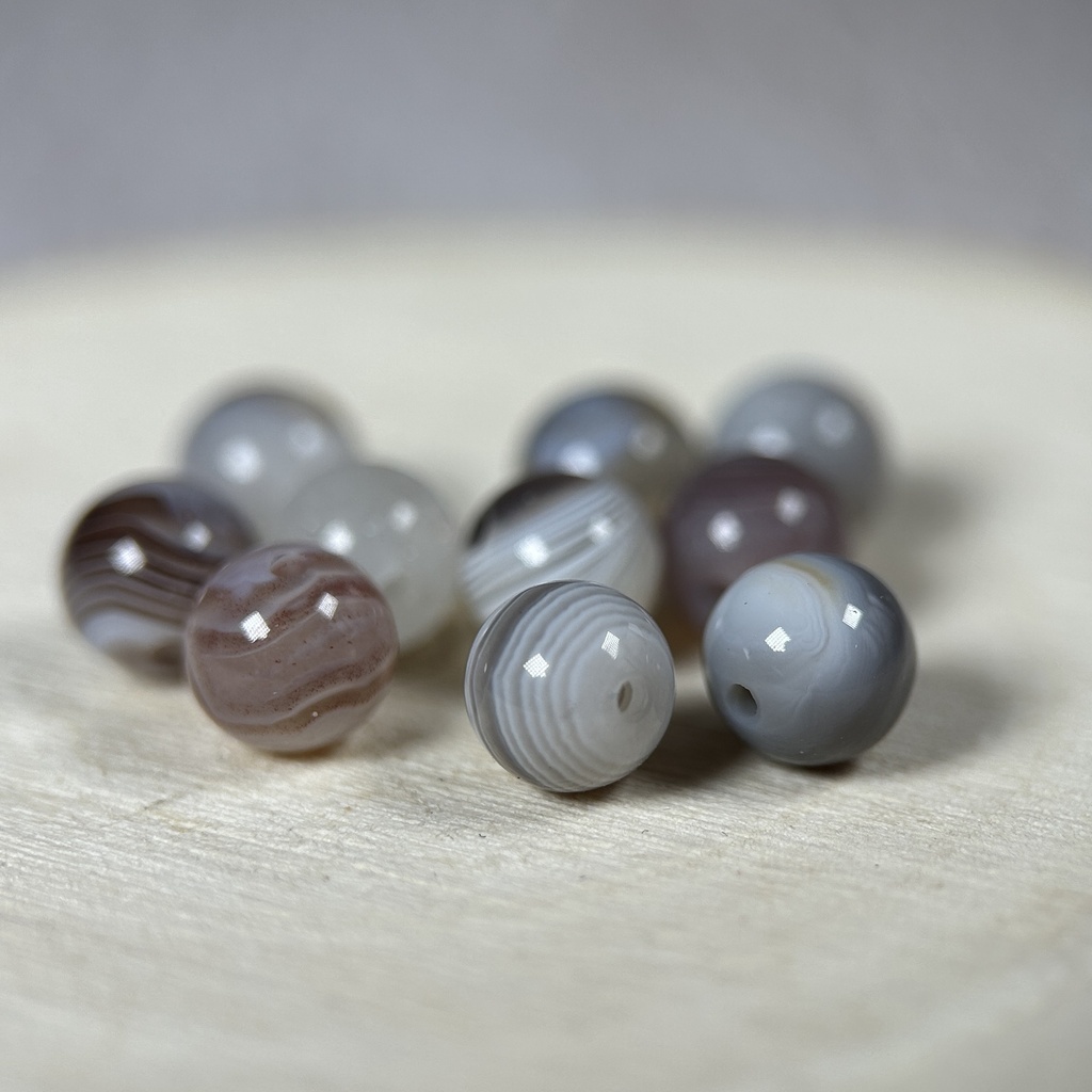 Perles Agate Botswana