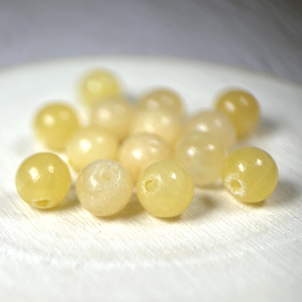 Perles Calcite Jaune