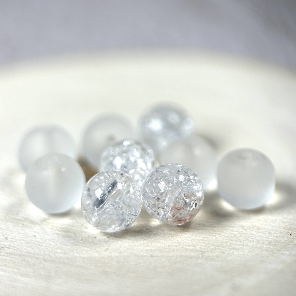 Perles Cristal de Roche