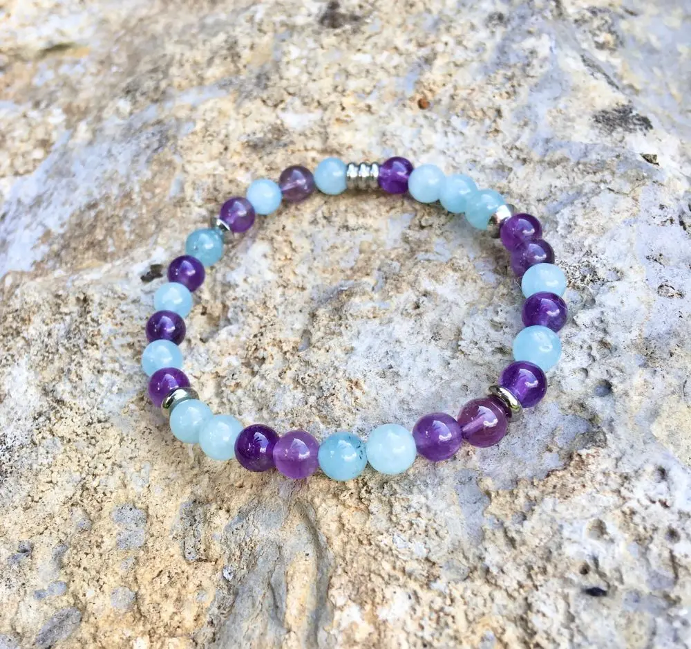 Bracelet anxiété et sommeil (Elastique, 13 cm)