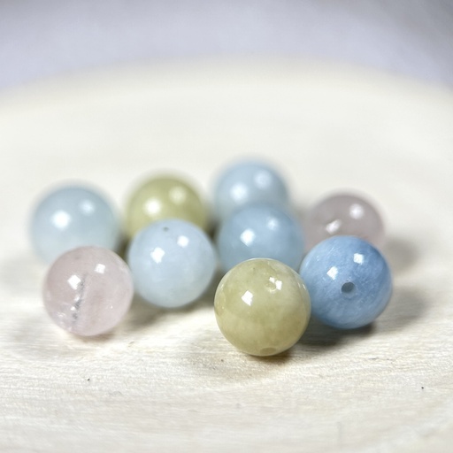Perles Morganite (béryls)