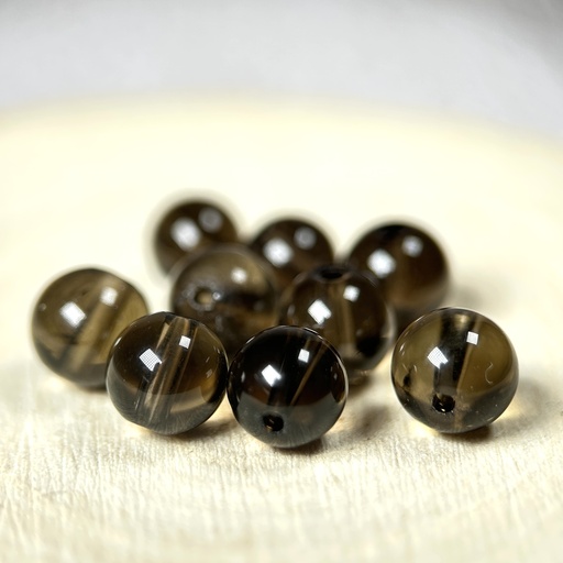Perles Quartz fumé
