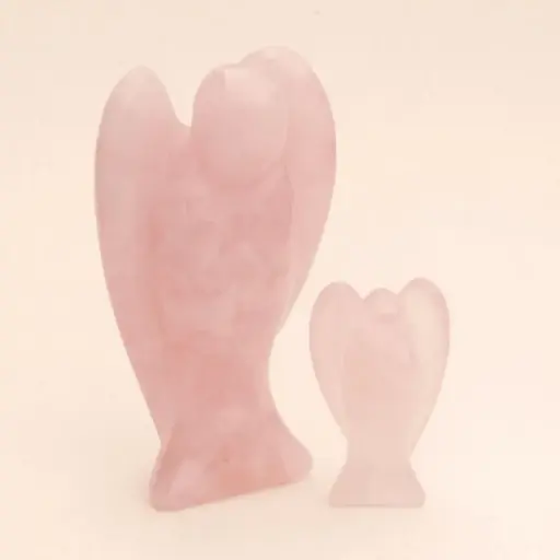 Quartz rose ange grand modèle 7.5 cm